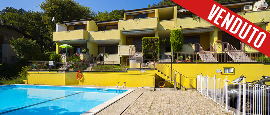 Soiano del lago (BS): appartamento in vendita in residence con piscina